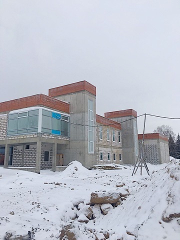 Строительство дома культуры в пос. Красный Бор, Тосненского района
